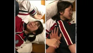 Cậu nhóc làm liều đụ chị cạnh nhà mông to từ phía sau
